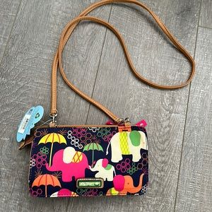 Lilly Bloom elephant cross body bag